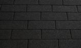 Гибкая черепица RoofShield коллекция Фемили Эко Лайт нарезка американ цвет графитно-черный