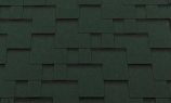 Гибкая черепица RoofShield коллекция классик нарезка модерн цвет зеленый с оттенением