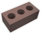 Силикатный кирпич 1,4НФ цвет: шоколад пустотелый лицевой полуторный М125