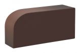 Облицовочный керамический кирпич радиусный R60 полнотелый 1НФ цвет: Рочестер М300 КС-Керамик