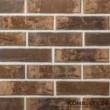 Облицовочный керамический кирпич 0,7НФ цвет: Мангейм Сепия ручная формовка(УС) Konigstein