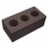 Силикатный кирпич 1,4НФ цвет: горький шоколад пустотелый лицевой полуторный М125