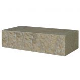 Облицовочный гиперпрессованный кирпич КОЛ-65 ложковый желтый фактура бархат ГОРУС