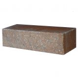 Облицовочный гиперпрессованный кирпич КОЛ-65 ложковый персик фактура бархат ГОРУС