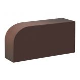 Облицовочный керамический кирпич радиусный R60 полнотелый 1НФ цвет: Рочестер М300 КС-Керамик