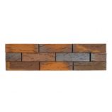 Облицовочный керамический кирпич Кедр кора дуба инкруустация 1НФ Строма