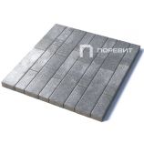 Тротуарная плитка Поревит Коллекция Колормикс Регата, 60 мм, Шунгит