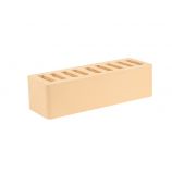 Кирпич керамический лицевой с фаской 0,7 нф евро-формат цвет: белый гладкий М150-200 Старый Оскол