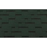 Гибкая черепица RoofShield (Руфшилд) коллекция классик нарезка модерн цвет зеленый с оттенением