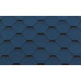 Гибкая черепица RoofShield коллекция классик нарезка стандарт цвет синий ПОД ЗАКАЗ