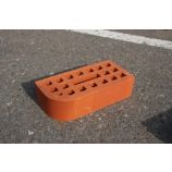 Арский кирпич 1 НФ фасонный выпуклый цвет: красный керамический пустотелый одинарный гладкий М150 морозостойкость F50 водопоглащение 9%