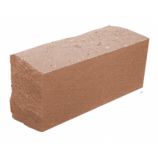 Силикатный кирпич 1,4НФ цвет: желтый полнотелый лицевой полуторный рустированный угловой М125-200