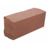 Силикатный кирпич 1НФ цвет: персик полнотелый лицевой одинарный рустированный угловой М125-200