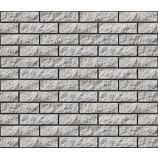 Облицовочный гиперпрессованный кирпич евро Цвет: белый бархат Горус