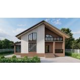 Архитектурный проект двухэтажного дома КР0136-136 м².