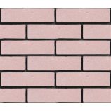 Облицовочный гиперпрессованный кирпич ложковый Цвет: розовый гладкий Горус