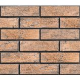 Облицовочный гиперпрессованный кирпич ложковый Цвет: корица мрамор антик Горус