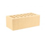 Кирпич керамический лицевой 1,4НФ полуторный цвет:соломенный фактура 