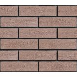 Облицовочный гиперпрессованный кирпич ложковый Цвет: каштан антик Горус