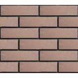 Облицовочный гиперпрессованный кирпич ложковый Цвет: каштан гладкий Горус