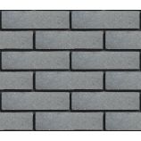 Облицовочный гиперпрессованный кирпич ложковый Цвет: титан гладкий Горус