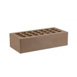 Кирпич керамический лицевой 1 нф одинарный цвет: темно-коричневый М150 ЖКЗ