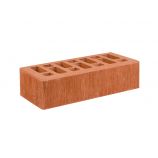 Кирпич керамический лицевой с фаской 1 НФ одинарный красный фактура 