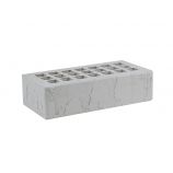 Кирпич керамический лицевой 1 нф одинарный цвет: серый фактура 