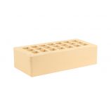 Кирпич керамический лицевой 1 нф одинарный цвет: соломенный гладкий М150 ЖКЗ