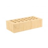 Кирпич керамический лицевой 1 нф одинарный цвет: соломенный фактура скала М150 ЖКЗ