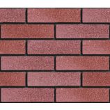 Облицовочный гиперпрессованный кирпич ложковый Цвет: бордо антик Горус