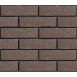 Облицовочный гиперпрессованный кирпич ложковый Цвет: коричневый гладкий Горус