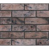 Облицовочный гиперпрессованный кирпич ложковый Цвет: коричневый мрамор гладкий Горус