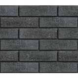 Облицовочный гиперпрессованный кирпич ложковый Цвет: антрацит антик Горус