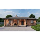 Архитектурный проект одноэтажного дома КР1137-119 м².