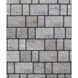 Тротуарная плитка Поревит Коллекция Колормикс Старый город, 80 мм, Шунгит