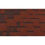 Гибкая черепица RoofShield (Руфшилд) коллекция премиум нарезка модерн цвет миндальный