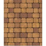 Тротуарная плитка Поревит Коллекция Гранит колормикс Классико, 40 мм, гранит, Осень