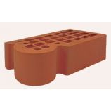 Железногорский кирпич 1НФ фасонный КФ-3 цвет: красный керамический пустотелый одинарный гладкий М150