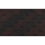 Гибкая черепица RoofShield (Руфшилд) коллекция классик нарезка стандарт цвет коричневый антик