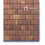 Тротуарная плитка Поревит Коллекция Гранит колормикс Классико, 60 мм, гранит, Осень