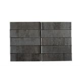 Кирпич керамический Recke (Рекке) 5-32-00-2-12 серия Кратор (Krator) Цвет: черный с металлическими переливами фактурный