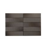 Кирпич керамический Recke 5-82-31-2-00. Цвет: серый с коричневыми переливами фактурный