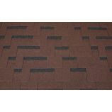 Гибкая черепица RoofShield коллекция Фемили Лайт нарезка модерн цвет каштан