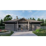 Архитектурный проект одноэтажного дома PK192-73 м