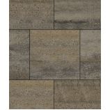 Тротуарная плитка Поревит Коллекция Колормикс Квадрат 500х500х60 мм, Базальт