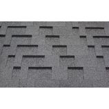 Гибкая черепица RoofShield коллекция Фемили Эко Лайт нарезка модерн цвет серый с оттенением