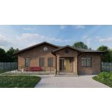 Архитектурный проект одноэтажного дома КР1124-124 м².