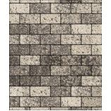 Тротуарная плитка Поревит Коллекция Гранит колормикс Прямоугольник 200х100х40 мм, гранит, Антрацит