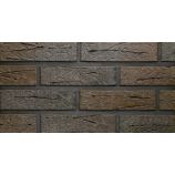 Облицовочный кирпич 0.7НФ М250 редуцированный, TERRA flame с песком коричневый